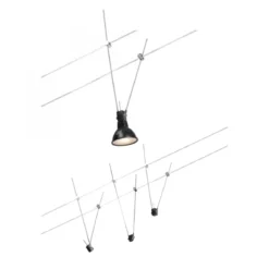 Paulmann 94455 Seilsystem Simple Basisset 3 Spots GU5,3 max. 3x5W Chrom
