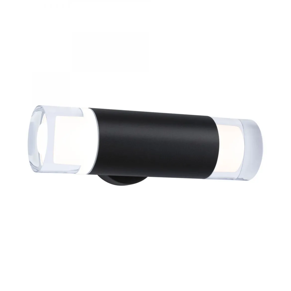Paulmann 79560 Selection Bathroom LED Wandleuchte Kame 2-flammig 3000K Schwarz IP44