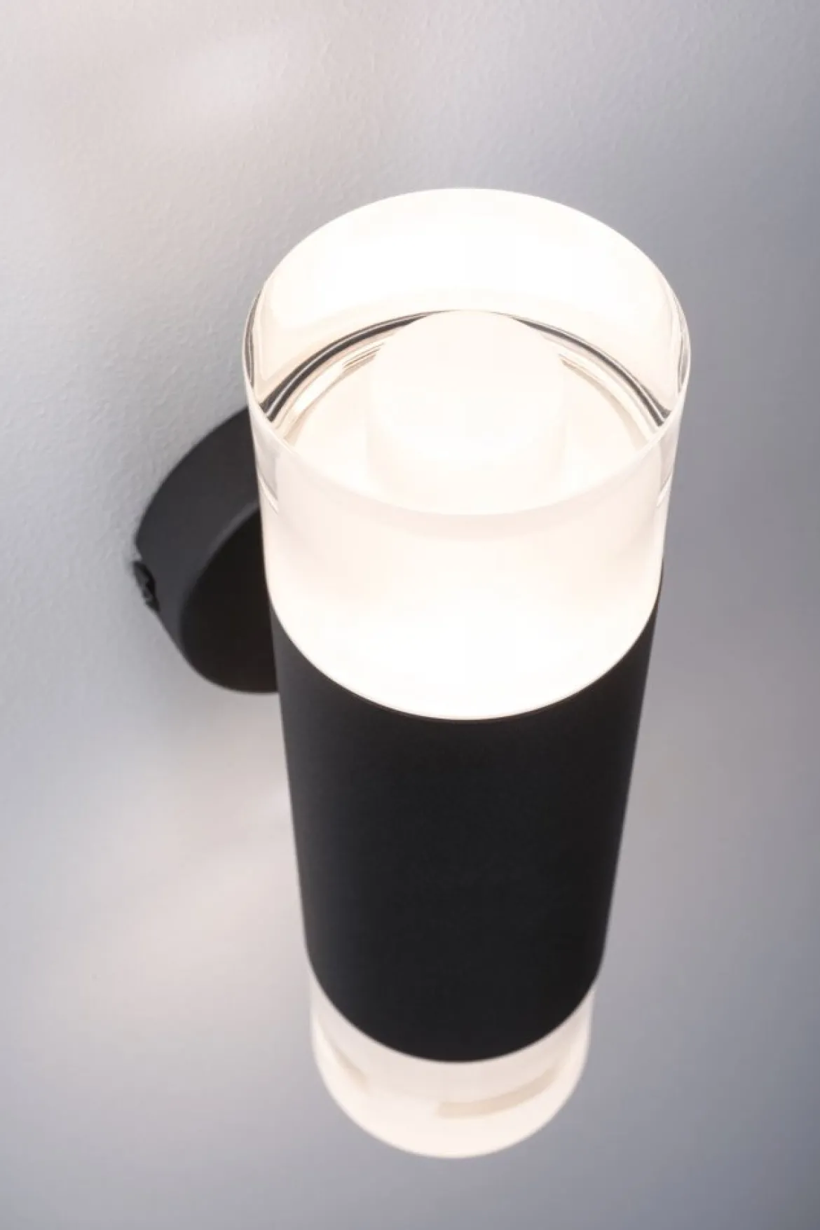 Paulmann 79560 Selection Bathroom LED Wandleuchte Kame 2-flammig 3000K Schwarz IP44
