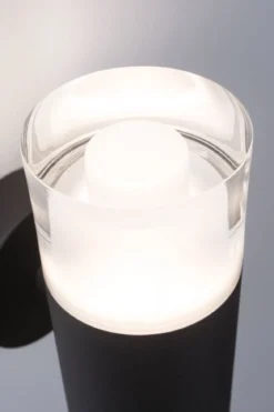 Paulmann 79559 Selection Bathroom LED Wandleuchte Kame 16cm 3000K Schwarz IP44