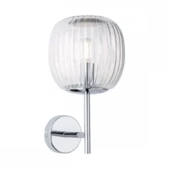 Paulmann 71140 Selection Bathroom Wandleuchte Ruya Klarglas Chrom E14 IP44