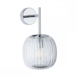 Paulmann 71140 Selection Bathroom Wandleuchte Ruya Klarglas Chrom E14 IP44