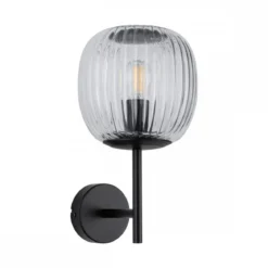 Paulmann 71144 Selection Bathroom Wandleuchte Ruya Klarglas Schwarz E14 IP44