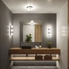 Paulmann 71070 Selection Bathroom Wandleuchte Gove Schwarz Satin 3-flammig G9 IP44
