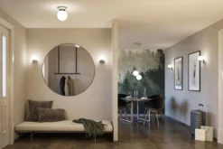 Paulmann 71067 Selection Bathroom LED Wandleuchte Gove 12cm Chrom Satin 3000K IP44