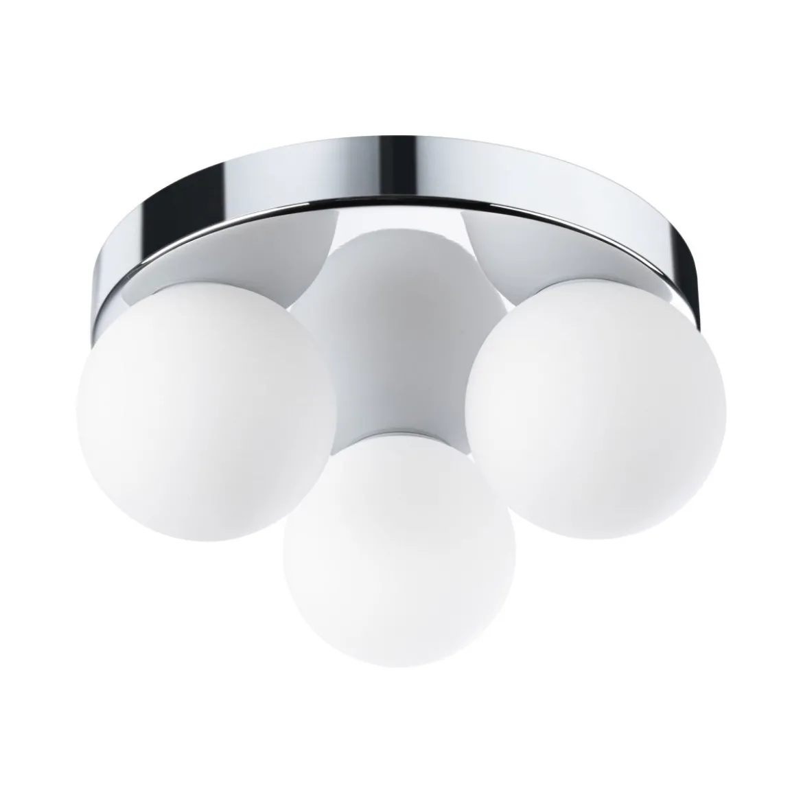 Paulmann 71062 Selection Bathroom Deckenleuchte Gove Chrom Satin 3-flammig G9 IP44
