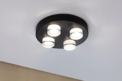 Paulmann 79558 Selection Bathroom LED Deckenleuchte Kame 3000K Schwarz IP44