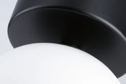 Paulmann 71072 Selection Bathroom LED Deckenleuchte Gove 17cm Schwarz Satin 3000K IP44