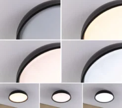 Paulmann 71084 Selection Bathroom LED Deckenleuchte Oka IP44 White Switch Schwarz matt