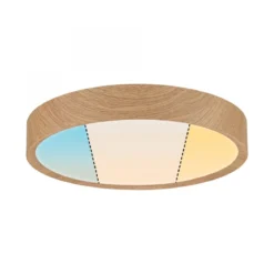 Paulmann 71085 Selection Bathroom LED Deckenleuchte Tega IP44 White Switch Holzoptik