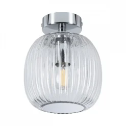 Paulmann 71141 Selection Bathroom Deckenleuchte Ruya Klarglas Chrom E14 IP44