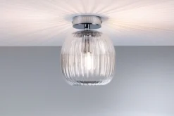 Paulmann 71141 Selection Bathroom Deckenleuchte Ruya Klarglas Chrom E14 IP44