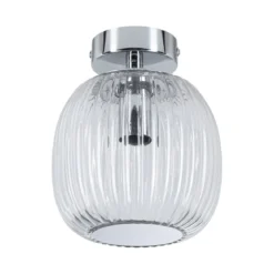Paulmann 71141 Selection Bathroom Deckenleuchte Ruya Klarglas Chrom E14 IP44