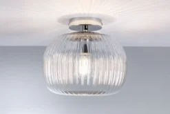 Paulmann 71142 Selection Bathroom Deckenleuchte Ruya Klarglas Chrom E27 IP44