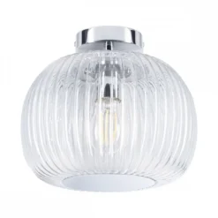 Paulmann 71142 Selection Bathroom Deckenleuchte Ruya Klarglas Chrom E27 IP44