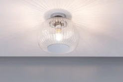 Paulmann 71142 Selection Bathroom Deckenleuchte Ruya Klarglas Chrom E27 IP44