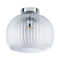 Paulmann 71142 Selection Bathroom Deckenleuchte Ruya Klarglas Chrom E27 IP44