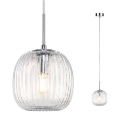 Paulmann 71143 Selection Bathroom Pendelleuchte Ruya Klarglas Chrom E14 IP44