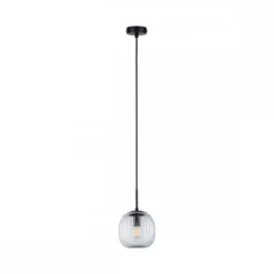 Paulmann 71147 Selection Bathroom Pendelleuchte Ruya Klarglas Schwarz E14 IP44