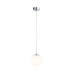 Paulmann 71066 Selection Bathroom LED Pendelleuchte Gove 17cm Chrom Satin 3000K IP44