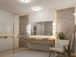 Paulmann 71061 Selection Bathroom Deckenleuchte Gove 8cm Chrom Satin G9 IP44