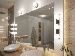 Paulmann 71061 Selection Bathroom Deckenleuchte Gove 8cm Chrom Satin G9 IP44