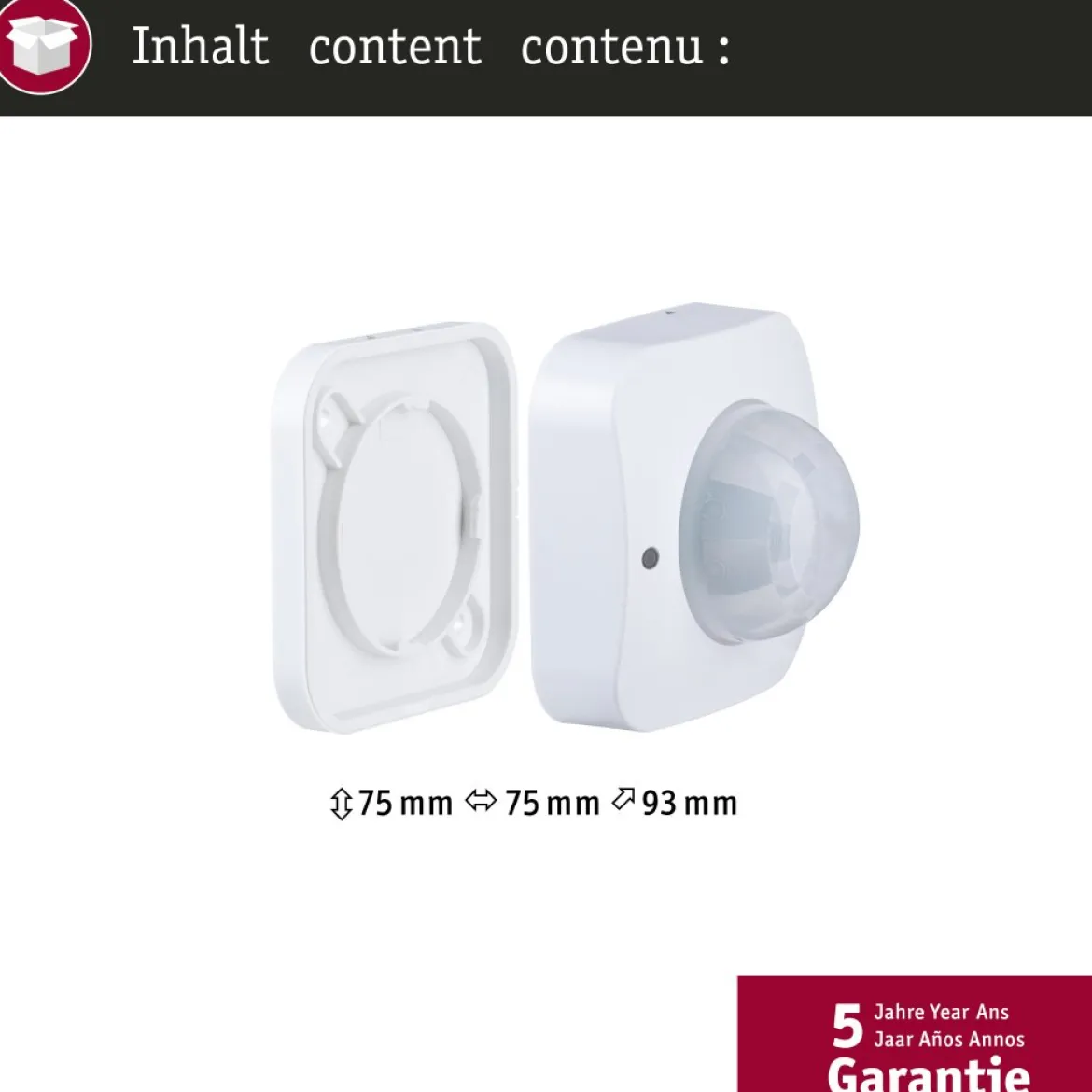 Paulmann 50133 Sensor Smart Home Zigbee weiss