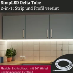 Paulmann 79567 SimpLED LED Strip Delta Komplettset 3m 3000K beschichtet
