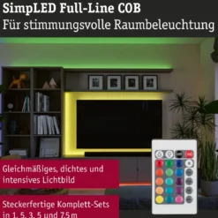 Paulmann 79569 SimpLED LED Strip Full-Line COB Basisset 5m RGB