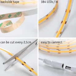 Paulmann 78862 SimpLED LED Strip Full-Line COB Basisset 3m 3000K