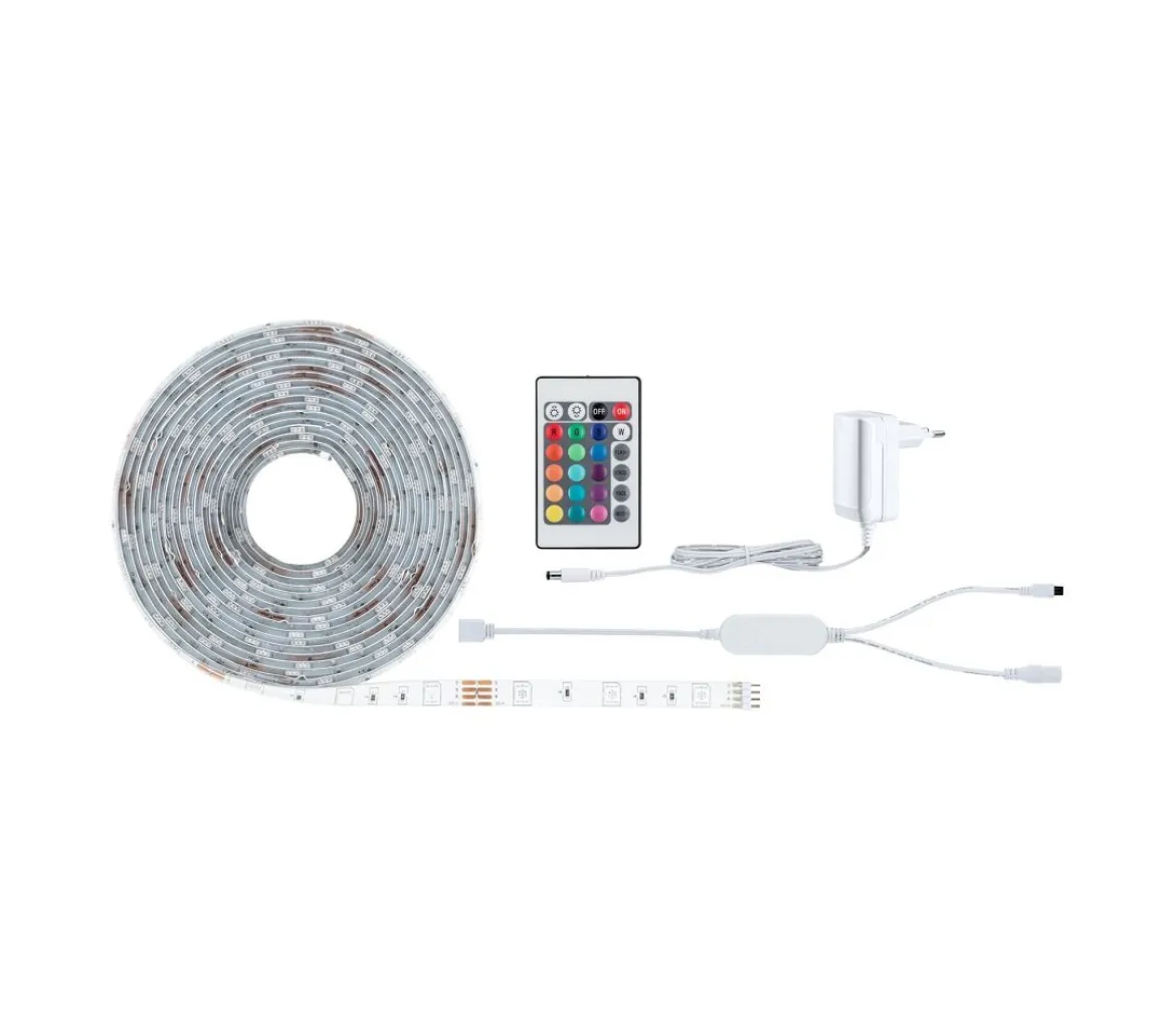 Paulmann 70534 SimpLED LED Strip Komplettset 5m Zigbee RGB weiß