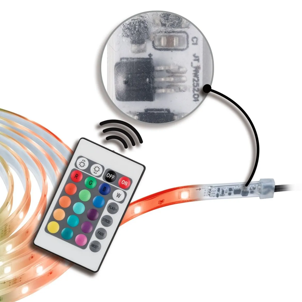 Paulmann 78892 SimpLED Outdoor Basiset 5m IP44 RGB transparent