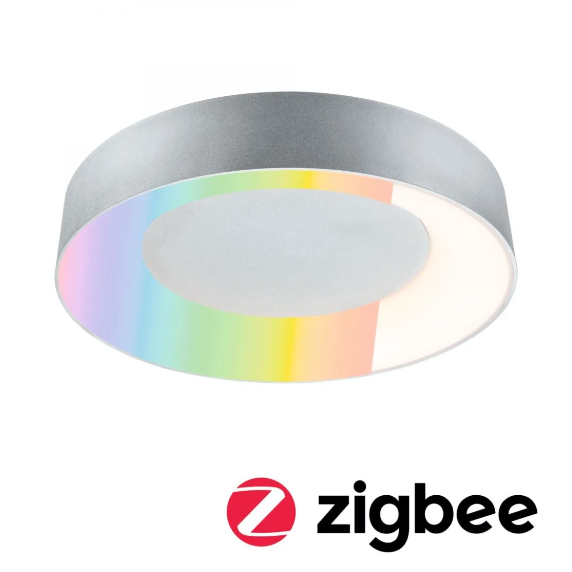 Paulmann 75415 Smart Home LED Deckenleuchte Casca Alu IP44 RGBW 40cm