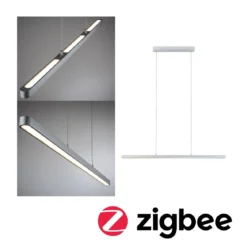 Paulmann 79886 SmartHome Zigbee LED Pendelleuchte Lento Chrom matt Tunable White
