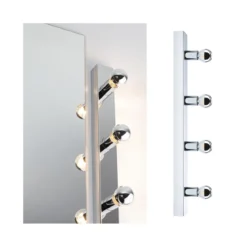 Paulmann 80098 Spiegelleuchte Regula II 4-flammig E14 Chrom IP44