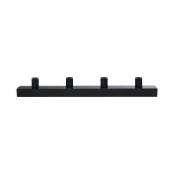 Paulmann 80099 Spiegelleuchte Regula II 4-flammig E14 Schwarz IP44