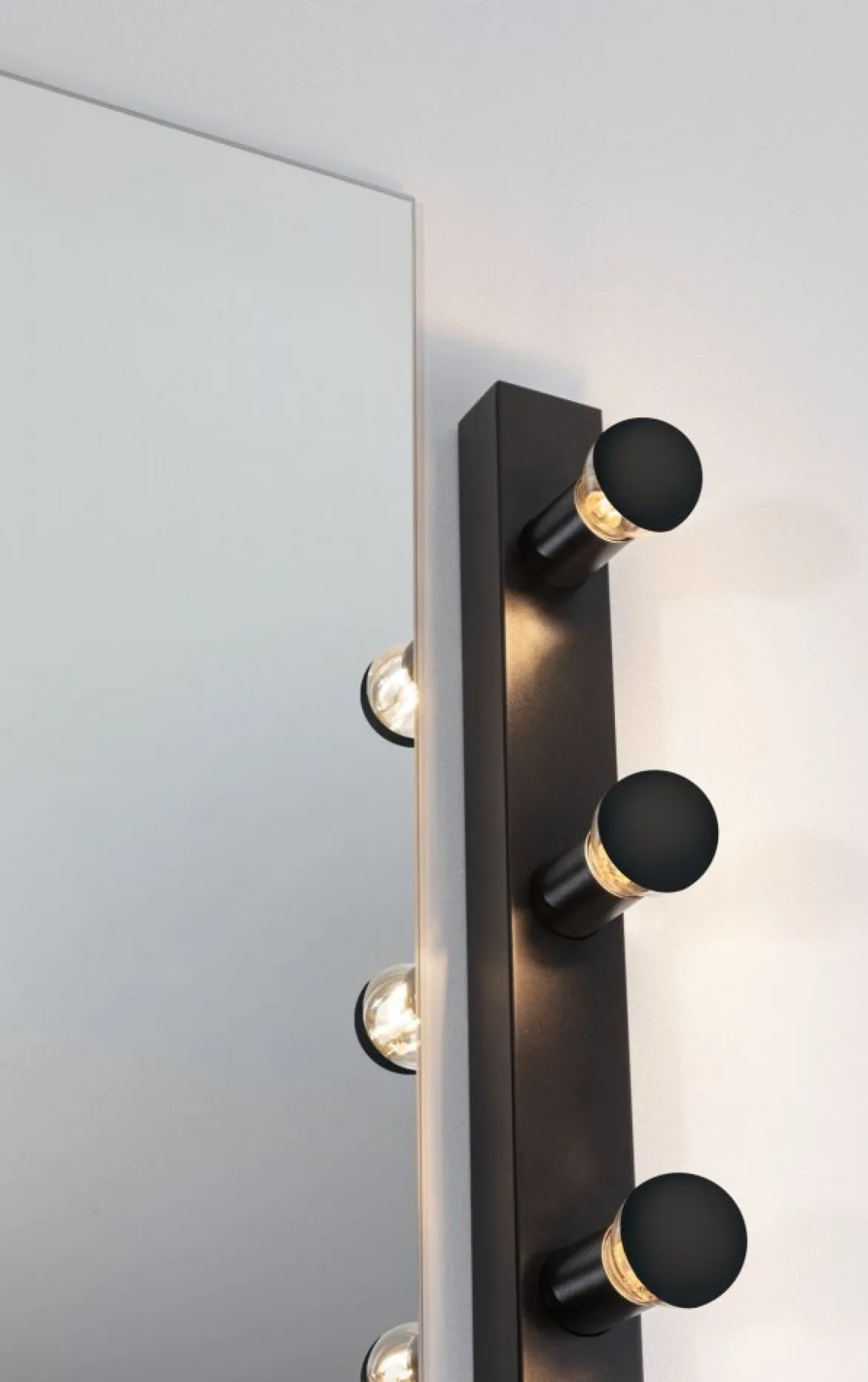 Paulmann 80097 Spiegelleuchte Regula II 3-flammig E14 Schwarz IP44