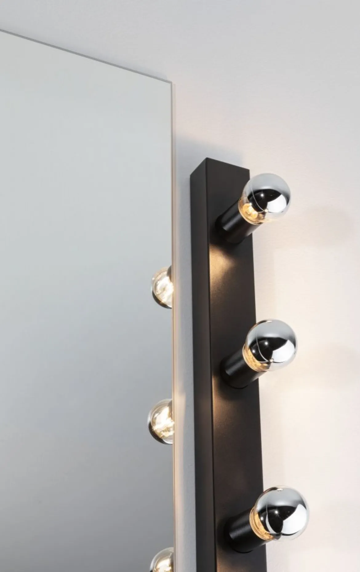 Paulmann 80097 Spiegelleuchte Regula II 3-flammig E14 Schwarz IP44