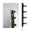 Paulmann 80101 Spiegelleuchte Regula II Stecker 4-flammig E14 Schwarz IP44
