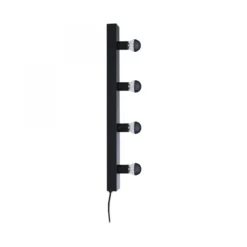 Paulmann 80101 Spiegelleuchte Regula II Stecker 4-flammig E14 Schwarz IP44