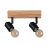 Paulmann 66771 Spotlight Arvid 2-flammig E27 230V max.20W Schwarz Holz