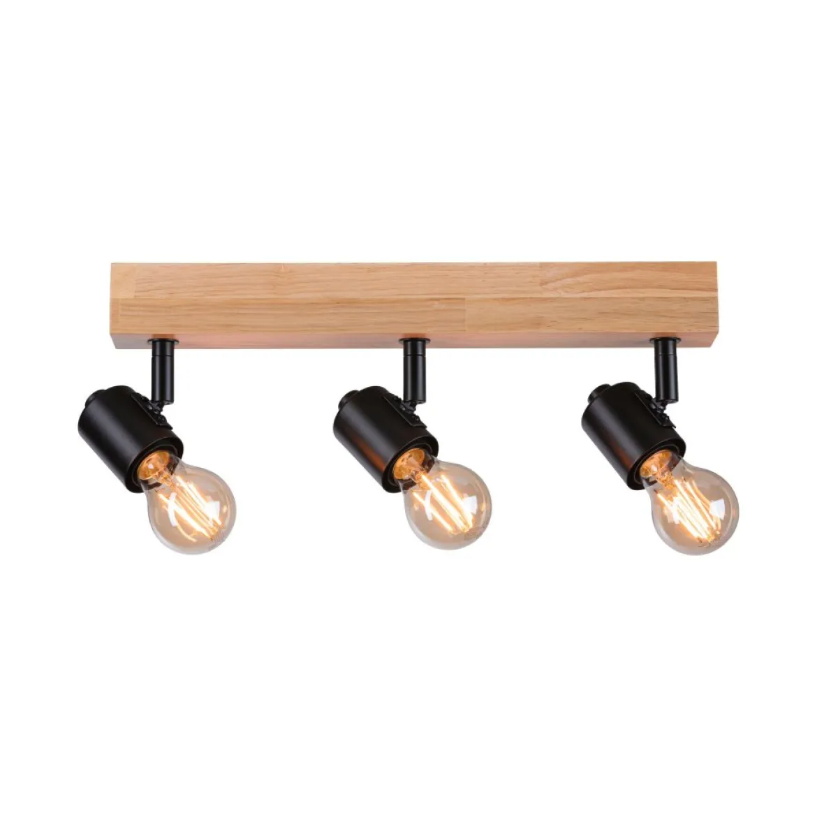 Paulmann 66772 Spotlight Arvid 3-flammig E27 230V max.20W Schwarz Holz