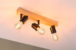 Paulmann 66772 Spotlight Arvid 3-flammig E27 230V max.20W Schwarz Holz