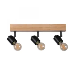 Paulmann 66772 Spotlight Arvid 3-flammig E27 230V max.20W Schwarz Holz