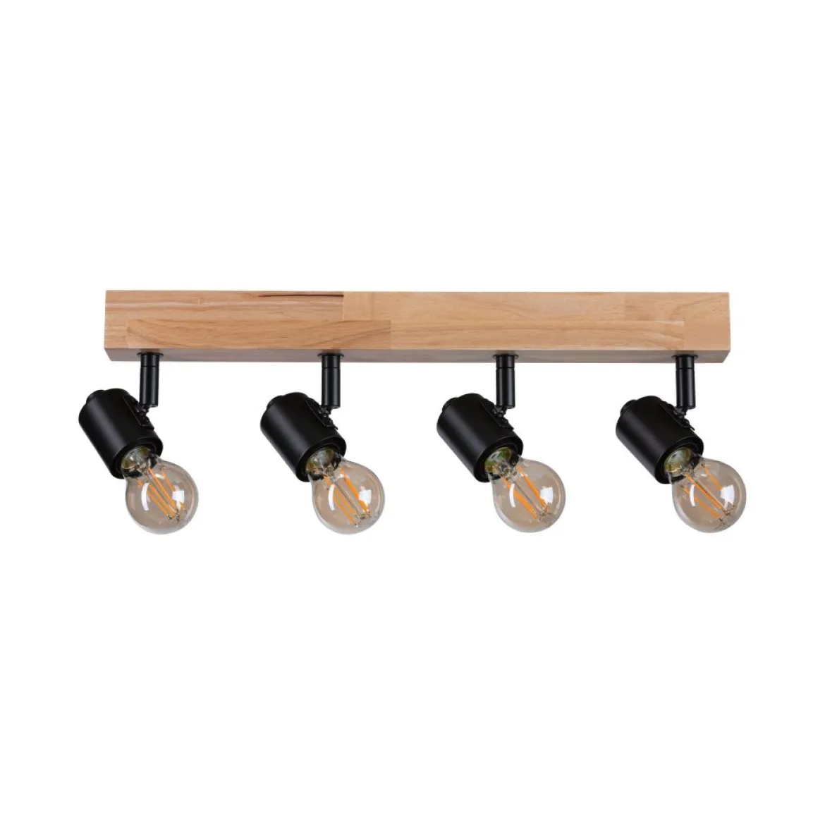 Paulmann 66773 Spotlight Arvid 4-flammig E27 230V max.20W Schwarz Holz