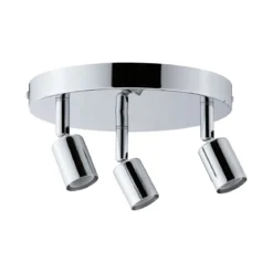 Paulmann 66747 Spotlight Carolina IP44 GU10 230V 3-flammig Chrom