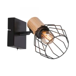 Paulmann 66766  Spotlight Lanka E14 230V max.20W Schwarz Holz