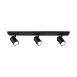 Paulmann 66777 Spotlight Zyli GU10 3-flammig Balken Schwarz matt IP44