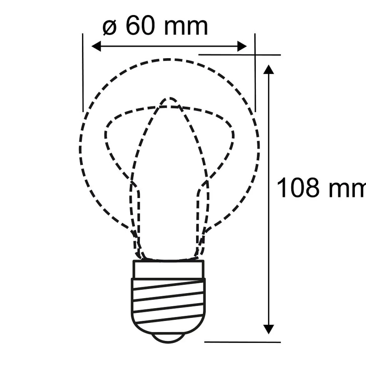 Paulmann 29184 Standard 230V LED Birne E27 90lm 1800K Gold