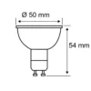 Paulmann 29168 Standard 230V LED Reflektor GU10 750lm 2700K chrom dimmbar